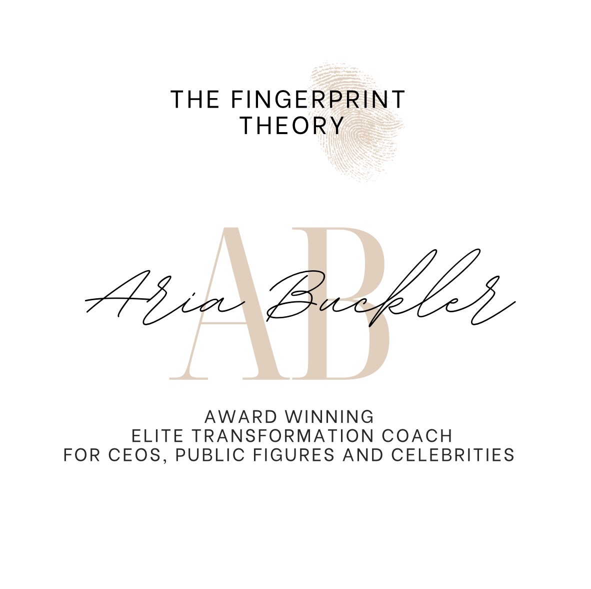 Aria Buckler — The Fingerprint Theory